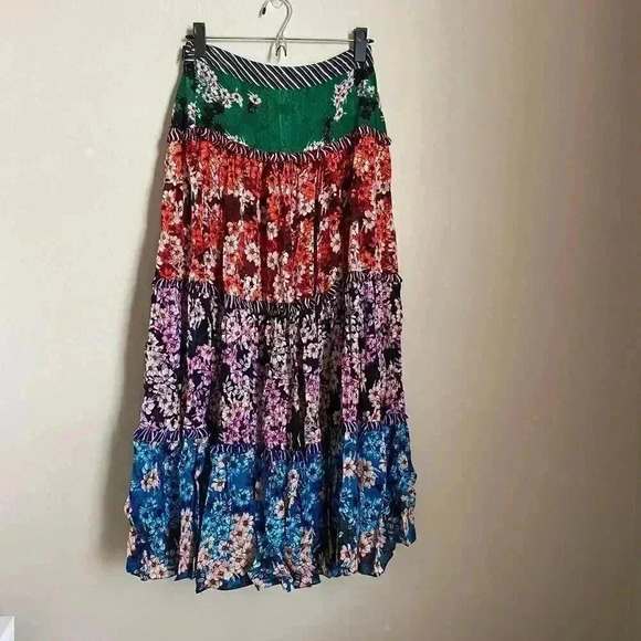 Anthro Bhanuni by Jyoti Anarosa Tiered Maxi Skirt - Picture 9 of 14